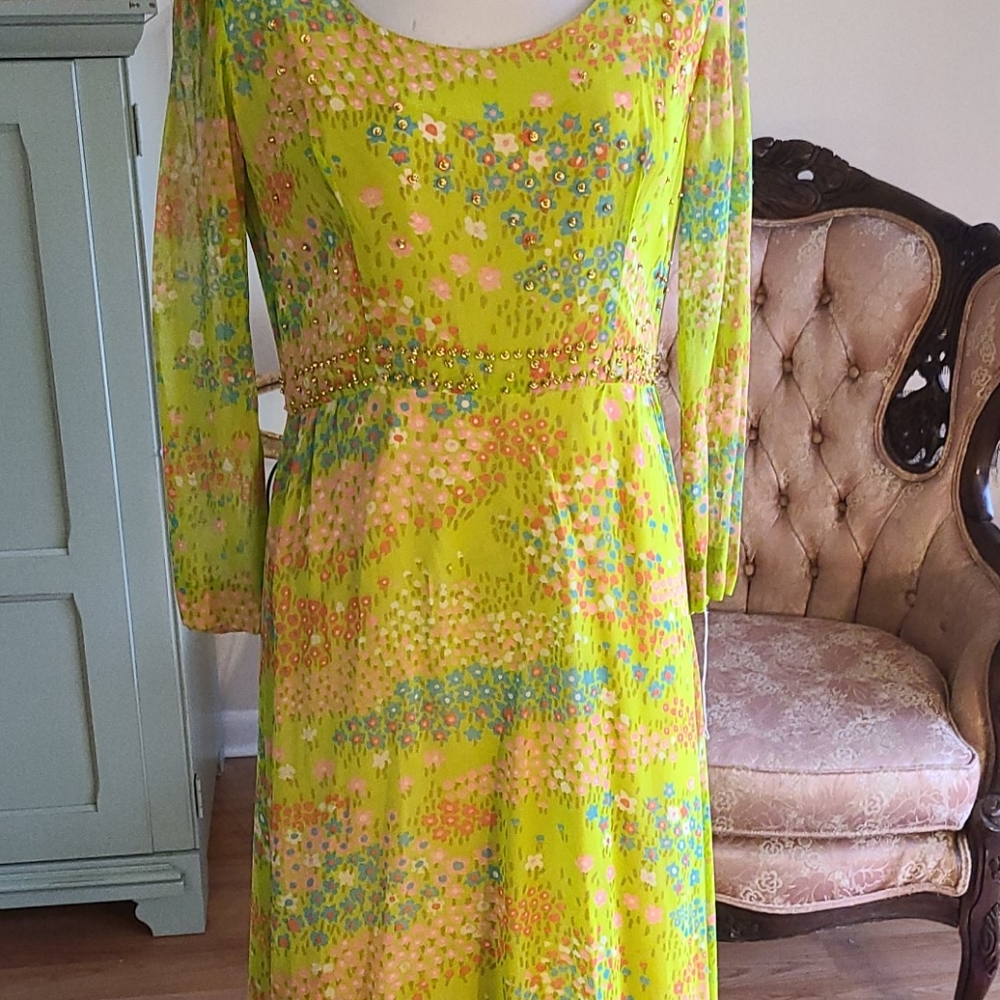 Vintage floral dress